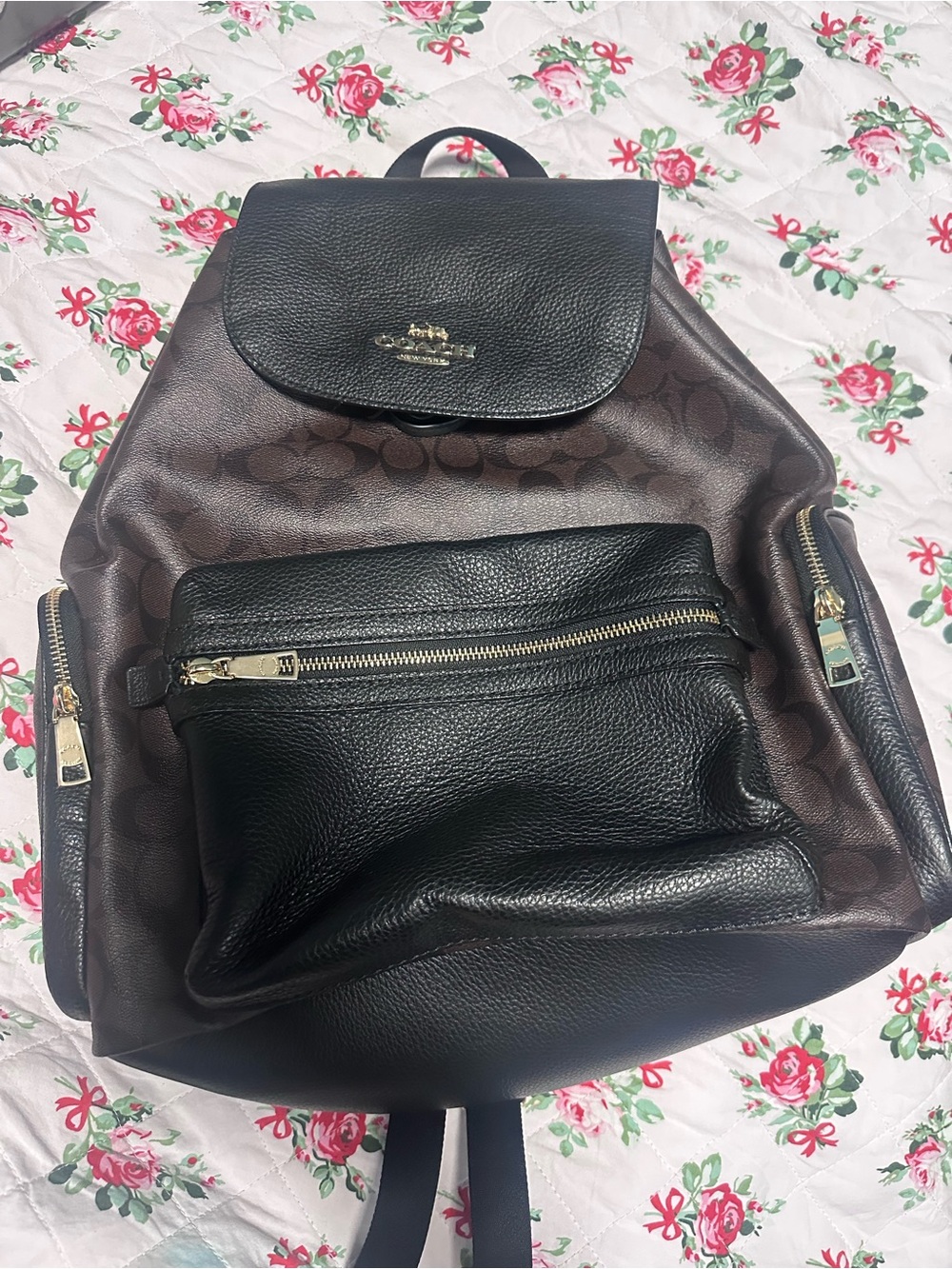 Coach BABY BACKPACK IN SIGNATURE CANVAS